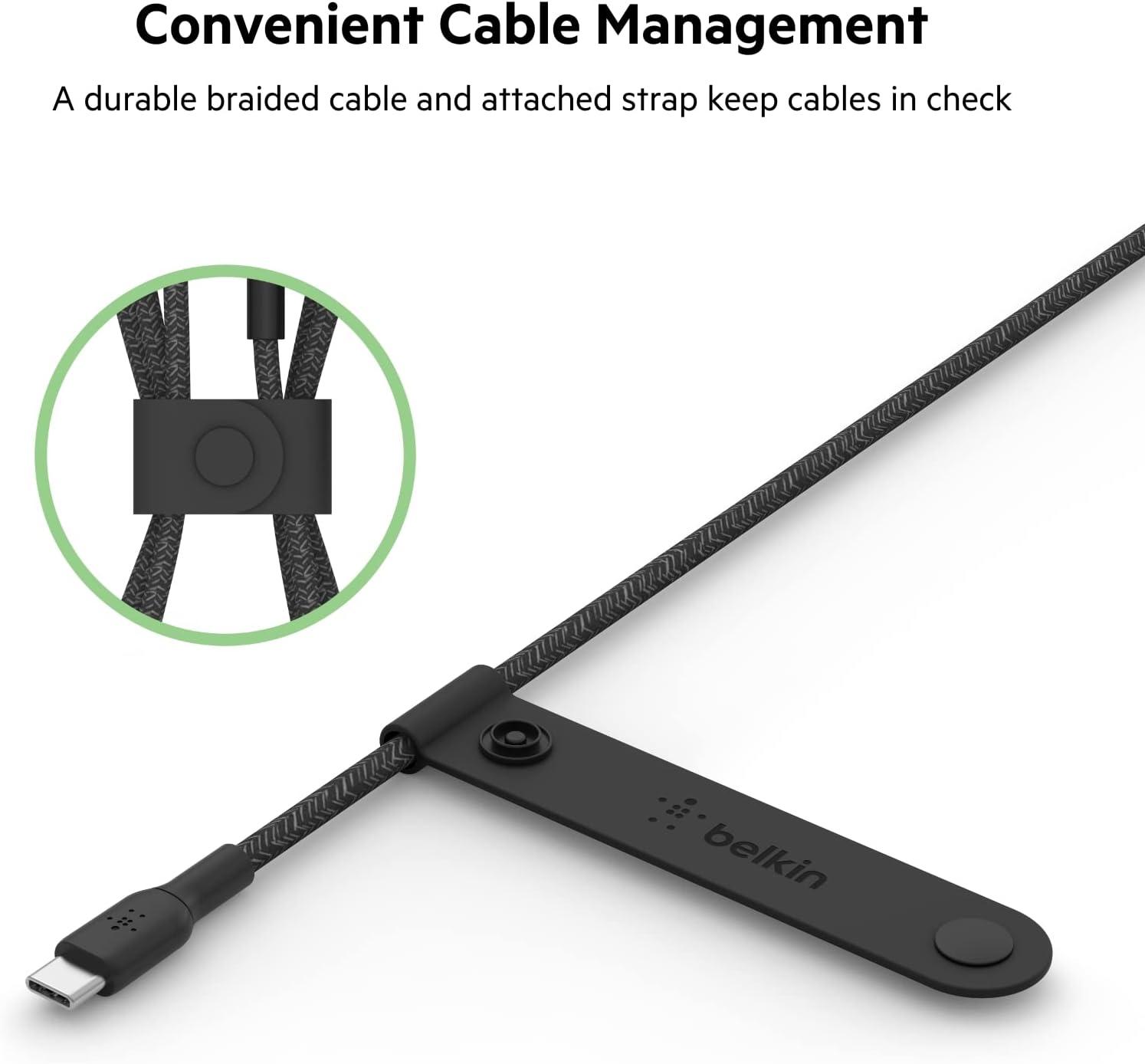 imageBelkin Magnetic Wireless Charging Pad Qi2 15W wKickstand MagSafeCompatible Qi2Certified Wireless Charger for iPhone 17 Series Samsung Galaxy S25 Series AirPods No PSU BlackWithout Power Supply