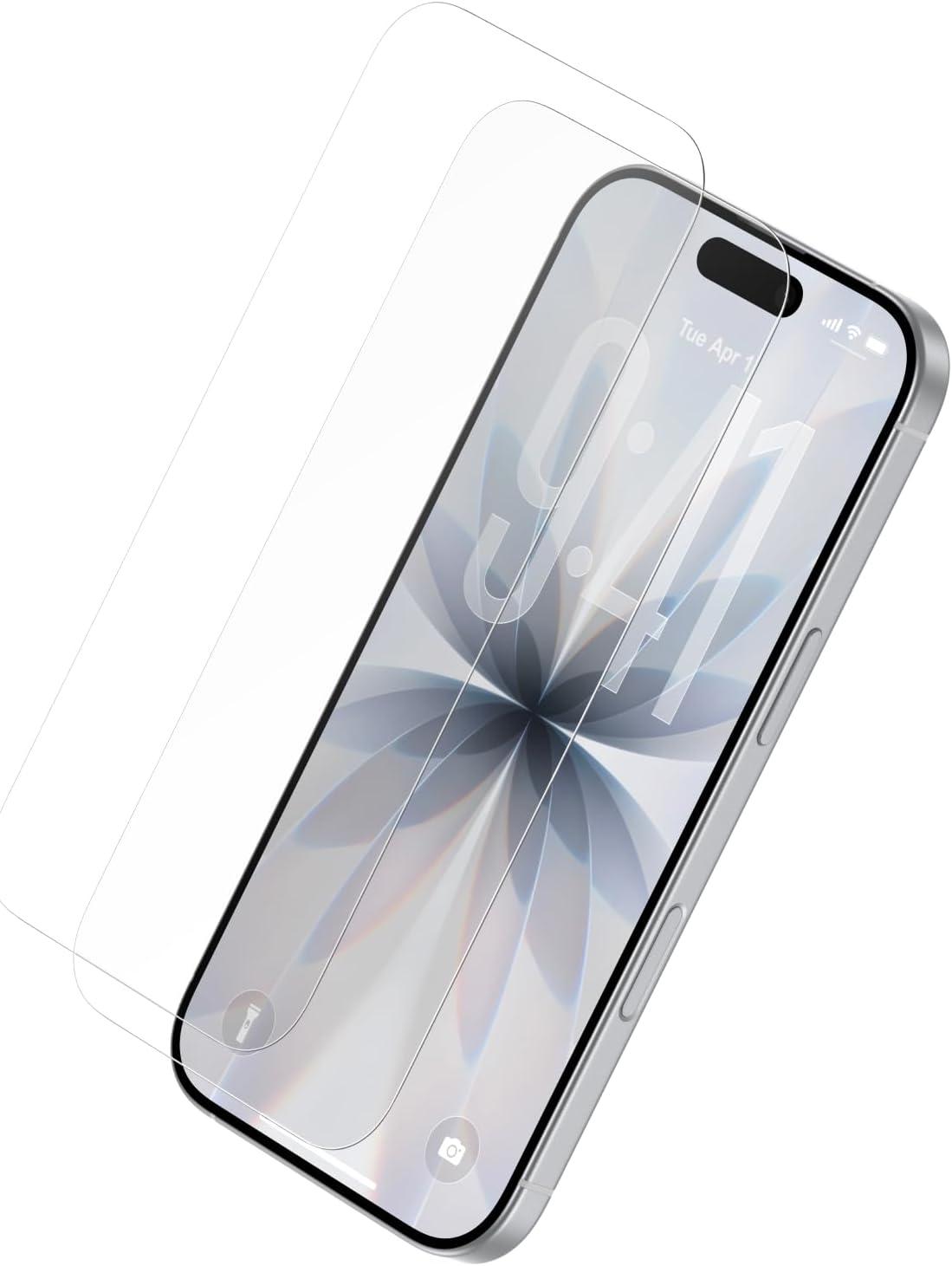 imageBelkin ScreenForce UltraGlass 2 Screen Protector for iPhone 17 Pro Max 25X Stronger Glass ScratchResistant amp Impact Protection Easy Align Tray for BubbleFree Application Made with Recycled GlassiPhone 17