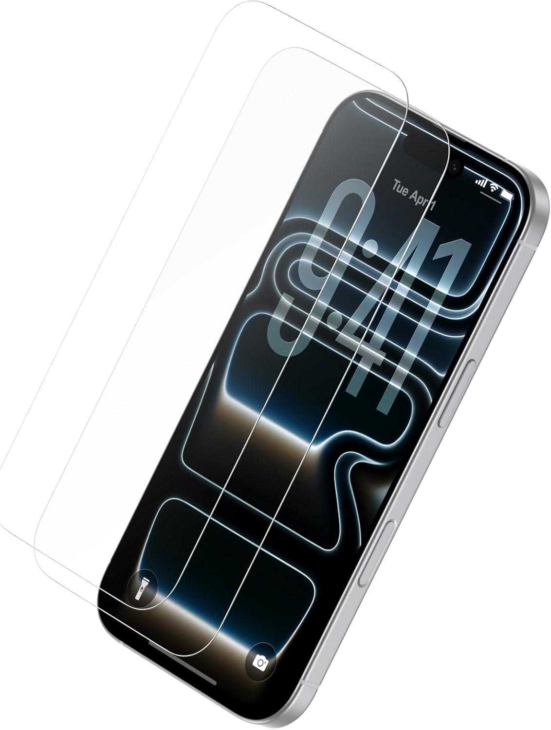 imageBelkin ScreenForce UltraGlass 2 Screen Protector for iPhone 17 Pro Max 25X Stronger Glass ScratchResistant amp Impact Protection Easy Align Tray for BubbleFree Application Made with Recycled GlassiPhone 17 Pro