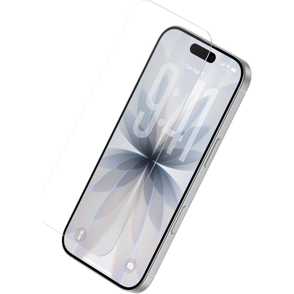 imageBelkin ScreenForce UltraGlass 2 Screen Protector for iPhone 17 Pro Max 25X Stronger Glass ScratchResistant amp Impact Protection Easy Align Tray for BubbleFree Application Made with Recycled GlassiPhone 17