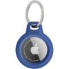 Belkin Apple AirTag Secure Holder with Key Ring – Durable Scratch Resistant Case With Open Face & Raised Edges – Protective AirTag Keychain Accessory For Keys, Pets, Luggage, Backpacks – Blue(Blue)
