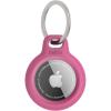 Belkin Apple AirTag Secure Holder with Key Ring – Durable Scratch Resistant Case With Open Face & Raised Edges – Protective AirTag Keychain Accessory For Keys, Pets, Luggage, Backpacks – Blue(Pink)