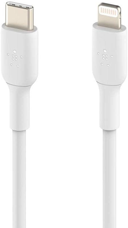 imageBelkin BoostCharge Fast Charging USB C to Lightning Cable 33ft1M MFi Certified 18W Power Delivery iPhone Charger Cord Apple Charger USB C Cable Fast Charging for iPhone 14 iPhone 13 BlackBlack