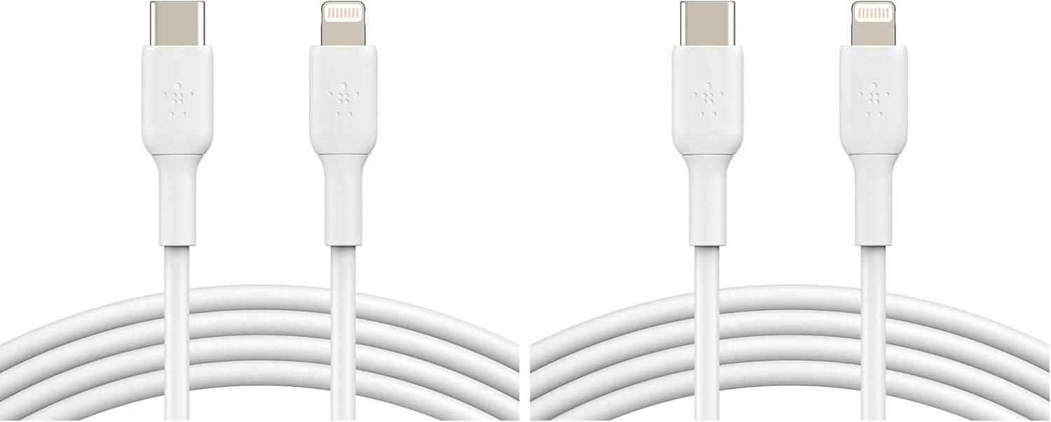 imageBelkin BoostCharge Fast Charging USB C to Lightning Cable 33ft1M MFi Certified 18W Power Delivery iPhone Charger Cord Apple Charger USB C Cable Fast Charging for iPhone 14 iPhone 13 BlackWhite