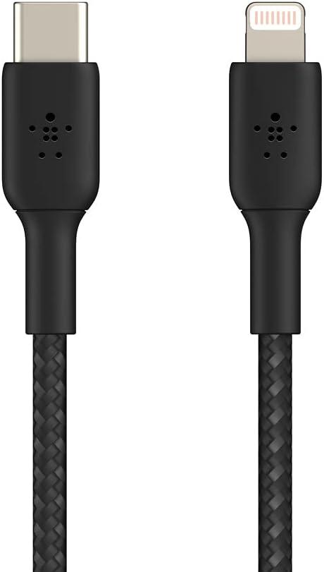 imageBelkin BoostCharge Fast Charging USB C to Lightning Cable 33ft1M MFi Certified 18W Power Delivery iPhone Charger Cord Apple Charger USB C Cable Fast Charging for iPhone 14 iPhone 13 BlackBlack
