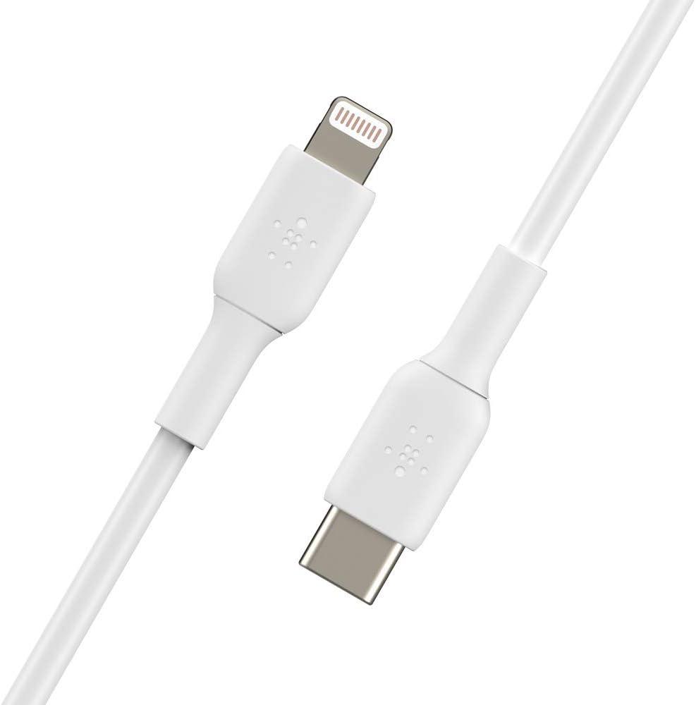 imageBelkin BoostCharge Fast Charging USB C to Lightning Cable 33ft1M MFi Certified 18W Power Delivery iPhone Charger Cord Apple Charger USB C Cable Fast Charging for iPhone 14 iPhone 13 BlackWhite