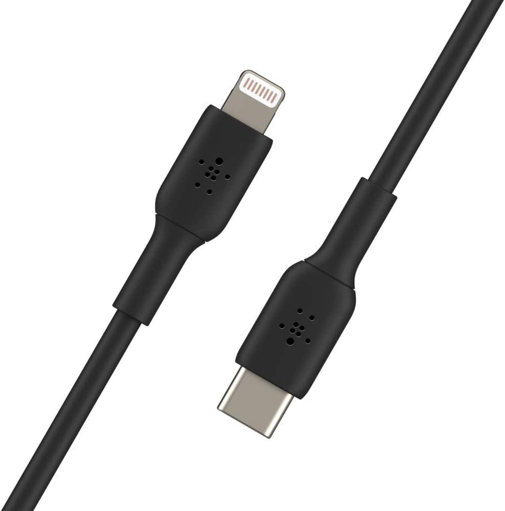 imageBelkin BoostCharge Fast Charging USB C to Lightning Cable 33ft1M MFi Certified 18W Power Delivery iPhone Charger Cord Apple Charger USB C Cable Fast Charging for iPhone 14 iPhone 13 BlackBlack
