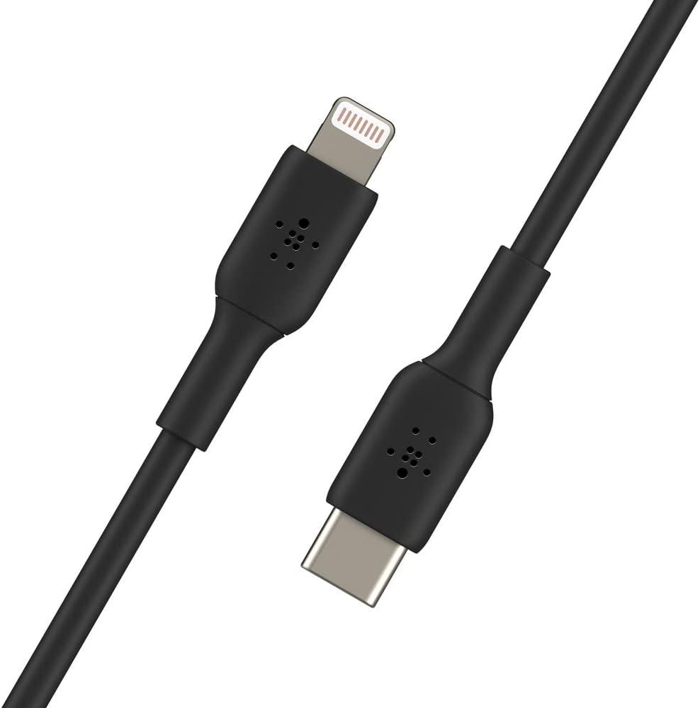 imageBelkin BoostCharge Fast Charging USB C to Lightning Cable 33ft1M MFi Certified 18W Power Delivery iPhone Charger Cord Apple Charger USB C Cable Fast Charging for iPhone 14 iPhone 13 BlackBlack