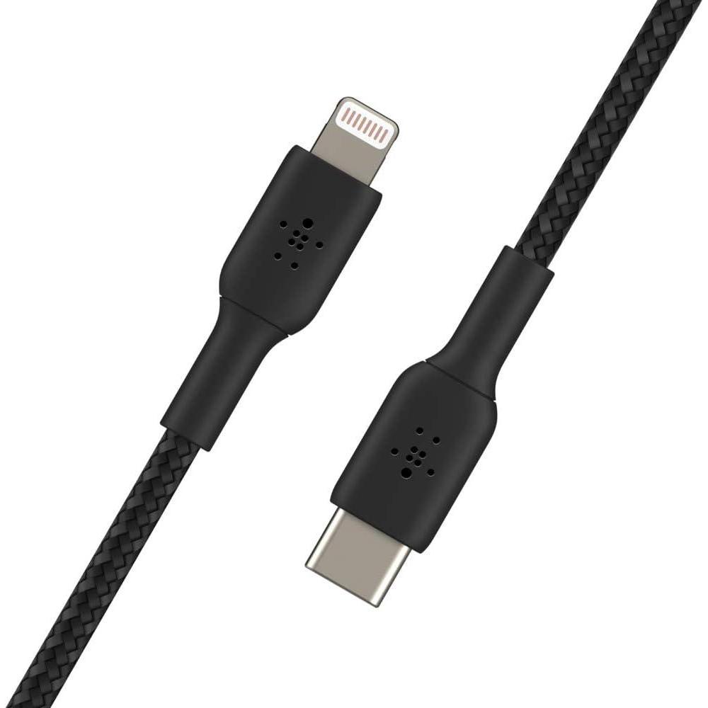 imageBelkin BoostCharge Fast Charging USB C to Lightning Cable 33ft1M MFi Certified 18W Power Delivery iPhone Charger Cord Apple Charger USB C Cable Fast Charging for iPhone 14 iPhone 13 BlackBlack