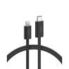 Belkin USB C Cable w/Lightning Connector, 6.6ft – Soft, Flexible Fast-Charging Cable, Lightning Charger Cord for iPhone 14 & Earlier Series, iPad 9th Gen, Airpods & More – Black(Black)