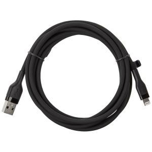 Belkin BoostCharge Flex Silicone USB Type A to Lightning Cable (2M/6.6FT), MFi Certified Charging Cable for iPhone 13, 12, 11, Pro, Max, Mini, SE, iPad and More, 2-pack, Black(Black)