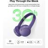 Belkin SoundForm Mini – Wireless Bluetooth Kids Headphones, 30H Battery, 85dB Safe Volume Limit, Built-in Microphone – Toddler On-Ear Earphones for iPhone, iPad, Fire Tablet, Ideal for School – Blue(Purple)