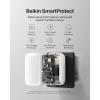 Belkin 42W Dual Port Charger Block, USB-C + USB-A Charger Super Fast Charging – Samsung Galaxy S25, Apple iPhone 17, Air, Pro, Pro Max, iPad, AirPods, Apple Watch, Nintendo Switch 2 & More – White(White)