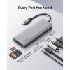Belkin Connect 4 Port USB C Hub – Multiport Adapter Dongle with 4 USB C 3.2 Gen 2 Ports – High Speed 10G Data Transfer for Laptop, MacBook, iPad, PC, and More – 100W PD(7-in-1 MultiPort Hub  4K 30Hz)
