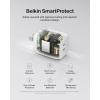 Belkin Dual USB C Charger Block 65W, Super Fast Charging PD 3.0 w/GaN – Samsung Galaxy S25, Apple iPhone 17, Air, Pro, Pro Max, iPad, MacBook, AirPods, Apple Watch, & More – Black(65W White + USB-C Cable)