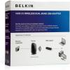 Belkin N600 DB F9L1101 Wireless Dual-Band USB Adapter, Up to 300Mbps Speed (Black)