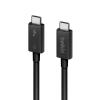 Belkin USB-C Thunderbolt 5 Cable, 240W Power Delivery, Bandwidth Boost up to 120Gbps, 3X Faster Data Transfer, 4K UHD Image Resolution, 1m USB C Cable, Intel Certified – Black