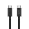 Belkin USB-C Thunderbolt 5 Cable, 240W Power Delivery, Bandwidth Boost up to 120Gbps, 3X Faster Data Transfer, 4K UHD Image Resolution, 1m USB C Cable, Intel Certified – Black