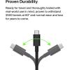 Belkin USB-C to HDMI 2.1 Adapter, Tethered 4.33in Cable w/ 8K @ 60Hz, 4K @ 144Hz, HDR, HBR3, DSC, HDCP 2.2, USB-IF – Works w/Chromebook, Certified for MacBook, iPad Pro, & Other USB-C Devices – Black