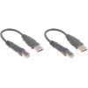 Belkin Components USB A/B Device Daisy Chain for USB Hub (6 Inches) (Pack of 2)(1 Count (Pack of 2))