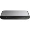 Belkin INC013qcSGY 5-in-1 Thunderbolt 4 Docking Station 40Gbps Data Transfer 96W PD Support Dual 4K/60Hz Single 8K/30Hz 150W Power Supply Unit & TB4 Cable (0.8m)(Silver)
