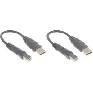 Belkin Components USB A/B Device Daisy Chain for USB Hub (6 Inches) (Pack of 2)(1 Count (Pack of 2))