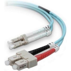 Belkin Single Mode OS1 LC/LC Duplex 8.3/125 Fiber Optic Cable (3-Meter)(1-Meter)