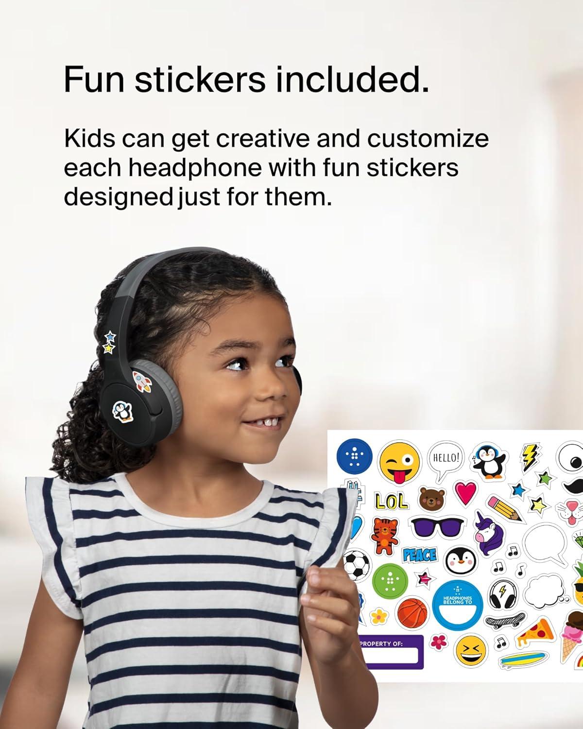 imageBelkin AUD002BTBK Soundform Kids Headphones Wrls Black Retail 03 Retail Box