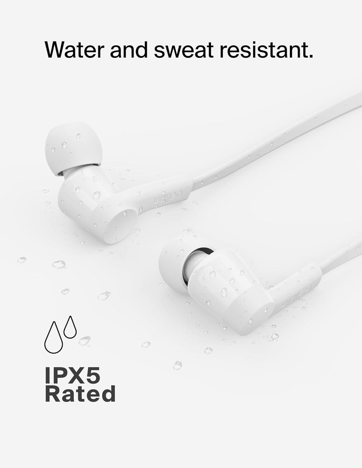 imageBelkin SoundForm Wired Earbuds with USBC Connector inEar Earphones wMicrophone USBC Headphones for iPhone 17 iPhone 16 iPad mini Galaxy S25 Google Pixel 9 Android and More BlackWhite