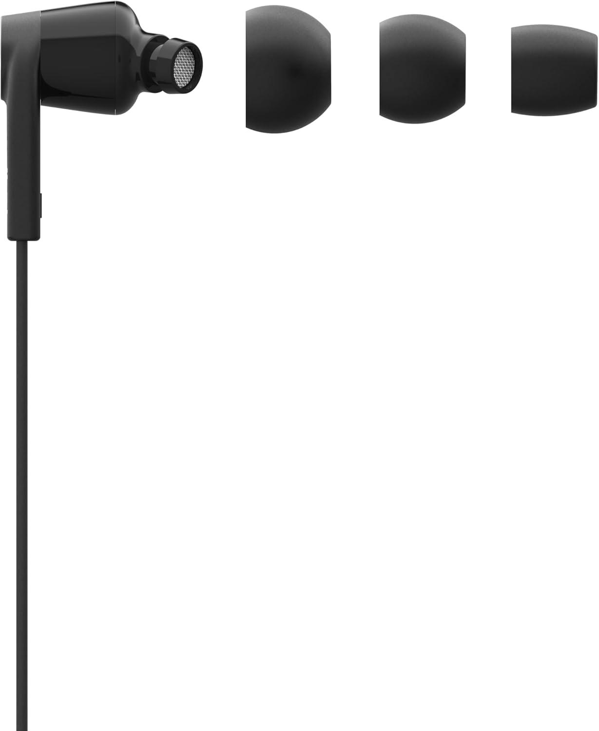 imageBelkin SoundForm Wired Earbuds with USBC Connector inEar Earphones wMicrophone USBC Headphones for iPhone 17 iPhone 16 iPad mini Galaxy S25 Google Pixel 9 Android and More BlackBlack