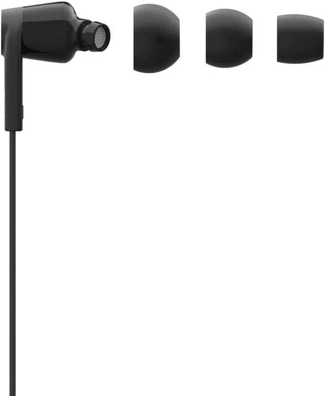 imageBelkin SoundForm Wired Earbuds with USBC Connector inEar Earphones wMicrophone USBC Headphones for iPhone 17 iPhone 16 iPad mini Galaxy S25 Google Pixel 9 Android and More BlackBlack