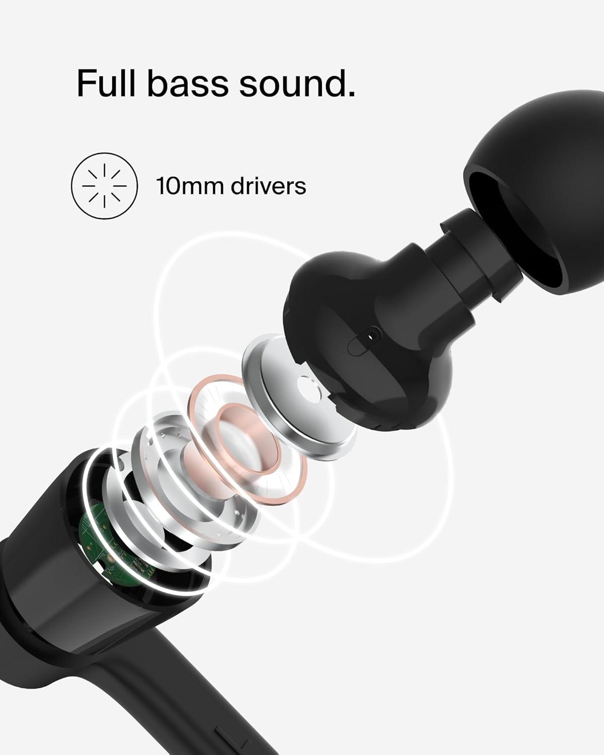 imageBelkin SoundForm Wired Earbuds with USBC Connector inEar Earphones wMicrophone USBC Headphones for iPhone 17 iPhone 16 iPad mini Galaxy S25 Google Pixel 9 Android and More BlackBlack