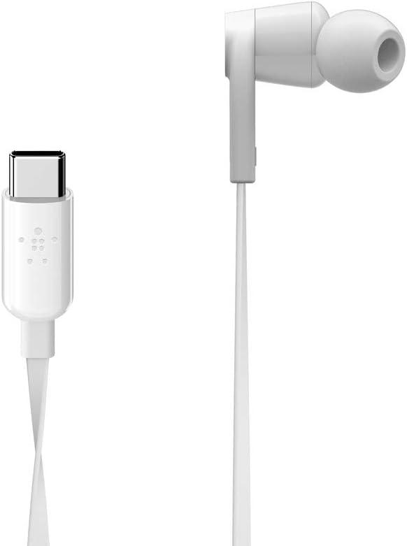 imageBelkin SoundForm Wired Earbuds with USBC Connector inEar Earphones wMicrophone USBC Headphones for iPhone 17 iPhone 16 iPad mini Galaxy S25 Google Pixel 9 Android and More BlackWhite