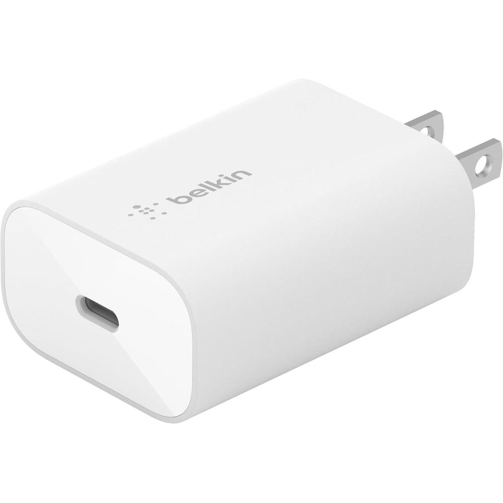 imageBelkin USB C Charger Block 25W USB C Cable Included PD30 PPS Fast Charging for Samsung Galaxy S25 Apple iPhone 17Air Pro Pro Max AirPods Google Pixel 9 Nintendo Switch etc BlackOld Gen