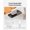 Belkin 40W Dual Port USB C Wall Charger Block – USB C Fast Charging for Apple iPhone, iPad, Samsung Galaxy Phone, & More – Programmable Power Supply Tech – Folding Prongs – White(2-Pack)