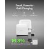 Belkin 45W Dual USB C Charger Block, Super Fast Charging PD3.0 w/ GaN Technology – Samsung Galaxy S25, Apple iPhone 17, Air, Pro, Pro Max, iPad, MacBook, AirPods, Nintendo Switch 2 & More – White(45W White)