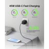 Belkin 45W Dual USB C Charger Block, Super Fast Charging PD3.0 w/ GaN Technology – Samsung Galaxy S25, Apple iPhone 17, Air, Pro, Pro Max, iPad, MacBook, AirPods, Nintendo Switch 2 & More – White(45W Black 2-pack)