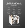 Belkin 4-Port Charger Block 140W, GaN Charger USB-C Power Delivery Fast Charge & USB-A Port – MacBook, Apple iPhone 17, Air, iPad, Samsung Galaxy S25, Google Pixel 10, Nintendo Switch 2 & More – White