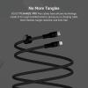 Belkin BoostCharge Pro Flex Braided USB Type C to Lightning Cable (3M/10ft), MFi Certified 20W Fast Charging PD Power Delivery for iPhone 14, iPhone 13, 12, 11, Pro, Max, Mini, SE, iPad – Black