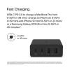 Belkin Charger Station 108W GaN – 2X USB-C and 2X USB-A Ports – Fast Desktop Charger Dock Hub for iPhone 17, Air, Pro, Apple Watch, iPad, MacBook, Samsung Galaxy S25, Nintendo Switch 2 – Black(Black)