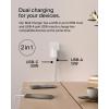 Belkin Dual Port Charger Block 42W – C to C Cable Included – USB-C + USB-A Charger Super Fast Charging – Samsung Galaxy S25, Apple iPhone 17, Air, Pro, iPad, AirPods, Nintendo Switch 2 & More – White(Standalone)