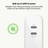 Belkin Dual Port USB C Charger Block 68W – USB C Cable Included (2M) – GaN w/ PD iPhone Fast Charging – Samsung Galaxy S25, Apple iPhone 17, Air, Pro, iPad, AirPods, Macbook, Nintendo Switch 2 – White(Includes USB-C to USB-C cable)