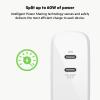 Belkin Dual Port USB C Charger Block 68W – USB C Cable Included (2M) – GaN w/ PD iPhone Fast Charging – Samsung Galaxy S25, Apple iPhone 17, Air, Pro, iPad, AirPods, Macbook, Nintendo Switch 2 – White(Standalone)