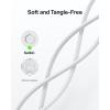 Belkin Eco Braided USB-A to USB-C Cable 2-Pack (3.3ft, 15W) – Soft, Flexible Fast-Charging Cable, Type C Charger Cord for iPhone 17 Series, Galaxy S25, Pixel 10, iPad Pro, & More – White (USB 2.0)(White)