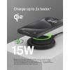 Belkin Magnetic Wireless Charging Pad 15W – MagSafe-Compatible Qi2-Certified Wireless Charger for iPhone 16 Series, Samsung Galaxy S25, AirPods, & More w/Non-Slip Base, Power Supply Included – Black(Black)
