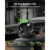 Belkin SoundForm ActiveFit Wireless Earbuds w/Built-in Microphone, USB C Fast Charging, 36H Battery Life, IP54 Water Resistance – Bluetooth Earbuds for iPhone, iPad, Galaxy, Pixel, & More – Black