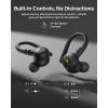 Belkin SoundForm ActiveFit Wireless Earbuds w/Built-in Microphone, USB C Fast Charging, 36H Battery Life, IP54 Water Resistance – Bluetooth Earbuds for iPhone, iPad, Galaxy, Pixel, & More – Black