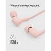 Belkin SoundForm Wired Earbuds with USB-C Connector, in-Ear Earphones w/Microphone – USB-C Headphones for iPhone 17, iPhone 16, iPad mini, Galaxy S25, Google Pixel 9, Android, and More – Black(Pink)