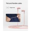 Belkin SoundForm Wired Earbuds with USB-C Connector, in-Ear Earphones w/Microphone – USB-C Headphones for iPhone 17, iPhone 16, iPad mini, Galaxy S25, Google Pixel 9, Android, and More – Black(Pink)