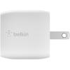 Belkin USB C Charger Block 30W – USB-C to C Cable Included – PPS, USB-IF Certified PD 3.0 Super Fast Charging – Samsung Galaxy S25, Apple iPhone 17, Air, Google Pixel, Nintendo Switch 2 & More – White(30W GaN + Lightning Cable)
